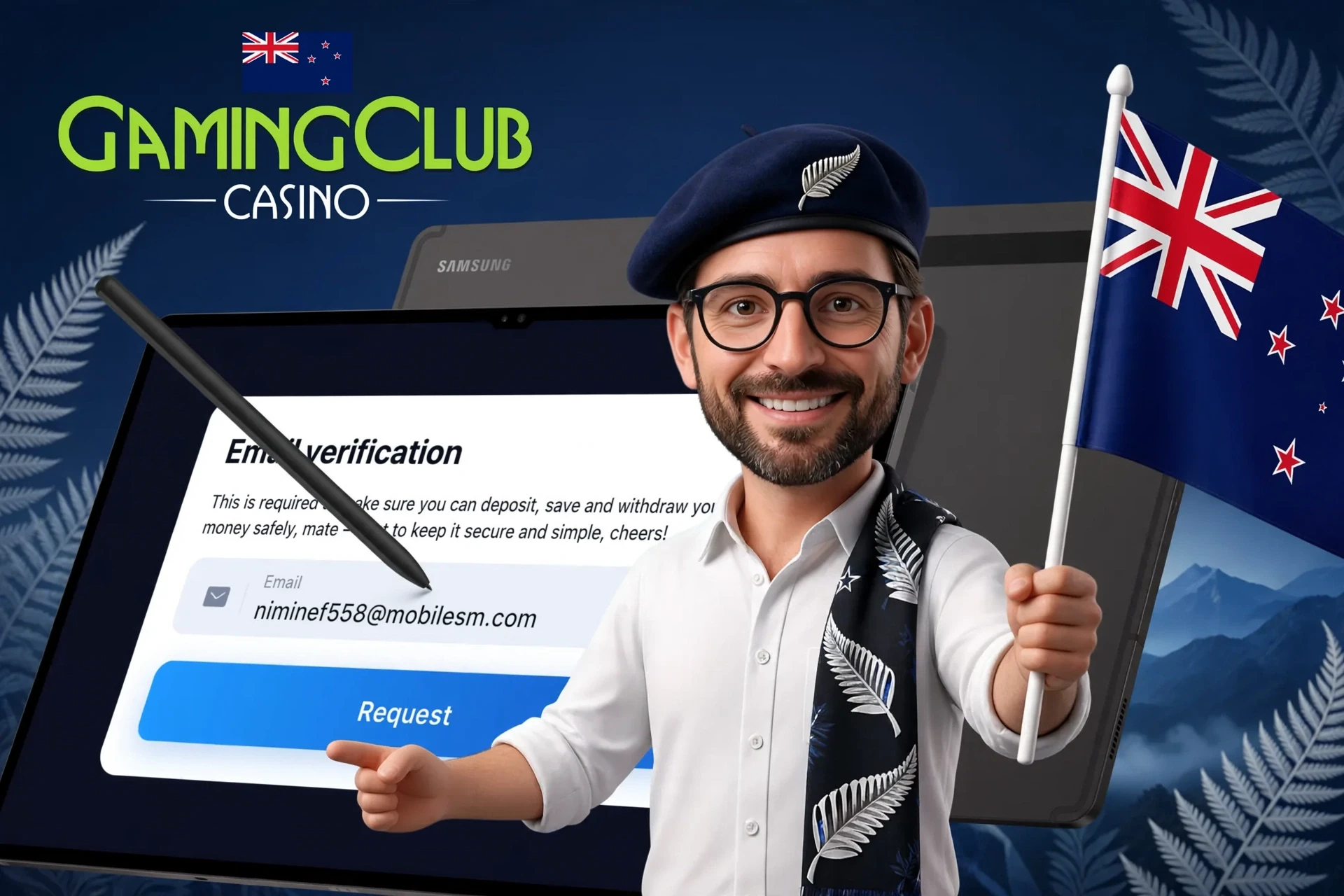 Details of the identity verification procedure on the Gaming Club Casino platform